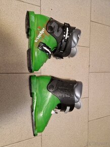 Dětské lyžáky Alpina AJ2 black green - 2