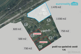 Prodej, stavební pozemek pro 1-2 domy, 1 470 m2, Plzeň - Bož - 2