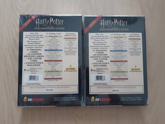 Predám unikátne zberateľské karty Harry Potter k 20. výročiu - 2