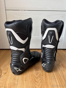 Boty na motorku Alpinestars S-MX 6 černo-bílé vel. 42 - 2