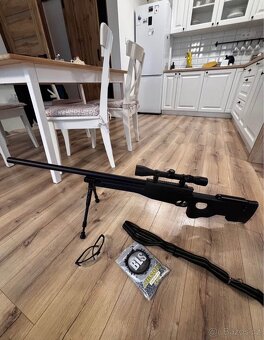 Airsoft sniper L96 (MB01C UPGRADE) + puškohled +dvojnožka - 2