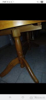 Velky masiv rozkládací Stůl - 2