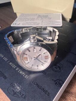 Prodám dámské Hodinky Longines Conquest 29.5mm Sunray Silver - 2