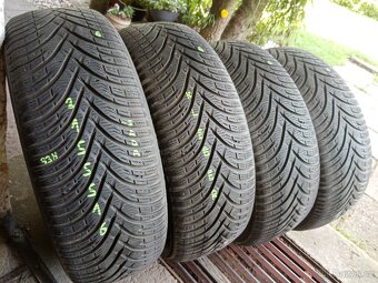Zimní pneu 4kusy 215/55/16 vzorek 80% KLEBER - dobírka možná - 2
