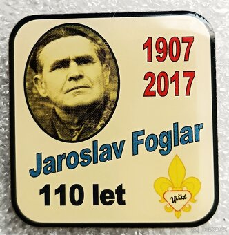 Odznaky: Jaroslav Foglar-RYCHLÉ ŠÍPY. - 2