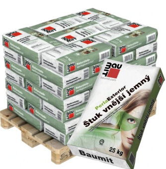 Štuk vnější jemný Baumit PerlaExterior, 25 kg, 50 pytlů - 2