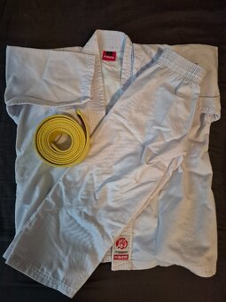 Dětské kimono vel. 120 + žlutý pásek 220 - 2