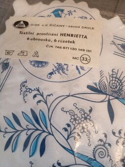 Retro prostírání Henrieta - 2