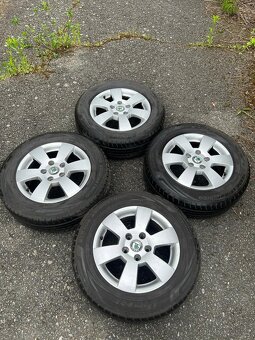 Originální kola Škoda Octavia II 15” + letní pneu 5mm - 2