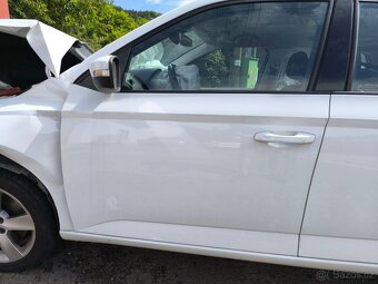Levé přední a zadní dveře Škoda fabia 3 kombi bílá Candy - 2