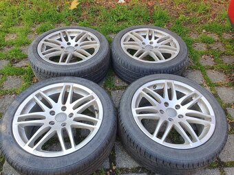 Alu kola 5x112 r17 7,5j et45 letni pneu 225/45/17 - 2