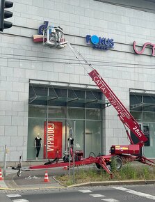 Přívěsná plošina DENKA LIFT 28, teleskopická plošina - 2