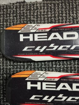 Lyže Head 163cm,Helma, brýle - 2