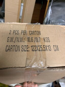 Plotová výplň z umělého bambusu (okrová barva), nové - 2