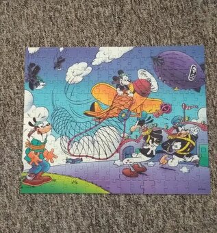Dětské puzzle Mickey Maus sada, set 2 x 200 dílů - 2