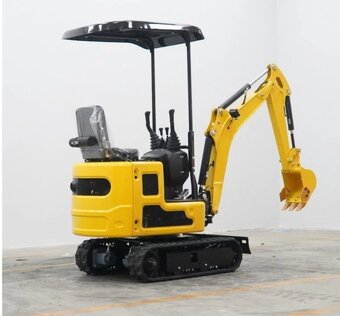 minibagr, bagřík, pásový bagr, rypadlo, - 2