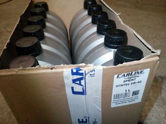 carline sprint syntec 5w-40 motorový olej - 2