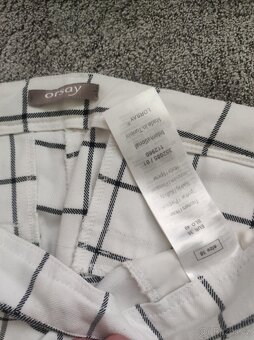 Společenské kalhoty, kárované - 2