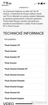 Thule miminkovník - 2