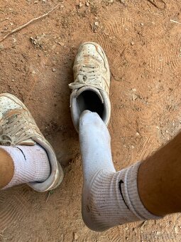 Použité ponožky bílé Nike - 2