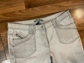 Světlé džíny, vel 34 a 32 inch (cca XXL - měřte), Cecil - 2