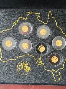 Zlato / zlaté mince sbírka 7ks 0,5g ryzí 24k - 2