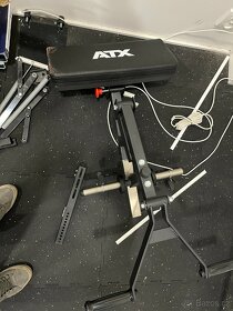 Bicepsový pult vhodný pro lavice ATX+nastena bradla stronger - 2