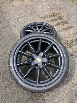 Alu disk originál Porsche 911 + zimní pneu Pirelli + čidla - 2