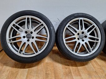 Alu kola R17 5x100 + letní pneu 225/45/17 - 2