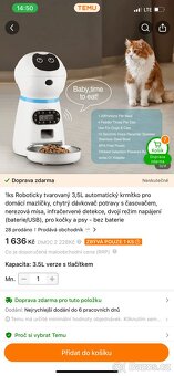 Chytrý dávkovač krmiva - 2