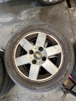 celá kola 195/55 R15 (pneu + alu + šrouby) - 2