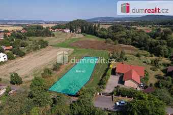 Prodej stavebního pozemku 1190 m2 v obci Běštín, okrese Bero - 2