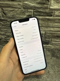 iPhone 13 128GB Midnight, baterie 87% - 2