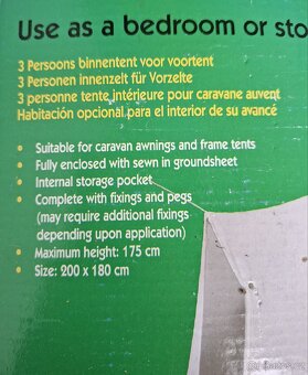 Závěsná ložnice do předstanu karavanu - 2