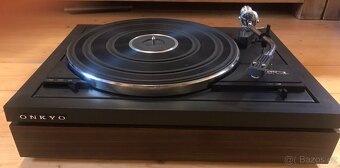 VINTAGE JAPONSKÝ GRAMOFON ONKYO Y-100 ( 1973) VE DŘEVĚ - 2