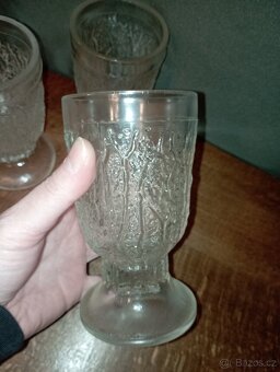 Retro sklenice grogovky - 2