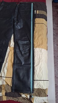 PÁNSKÉ NOVÉ KOŽENÉ KALHOTY PRODÁM - 2