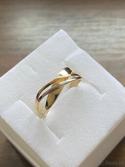 Zlatý dámský prsten - 2