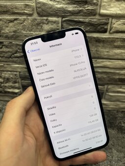 iPhone 13 Pro 128GB Sierra Blue, baterie 85% - 2