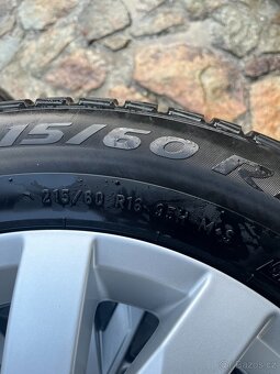 Alu kola VW/Škoda R17 + Zimní Pirelli 215/60 17 - 2