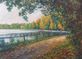 L.Chaloupka - Liberecká přehrada. - 2