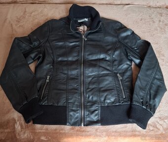 Koženková bunda dámská. - 2