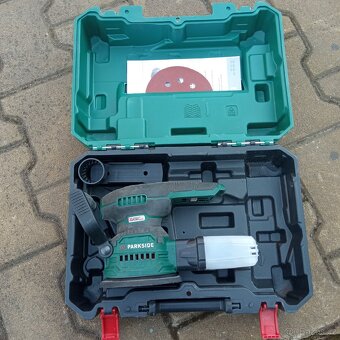 Aku vibrační excentrická bruska parkside - 2