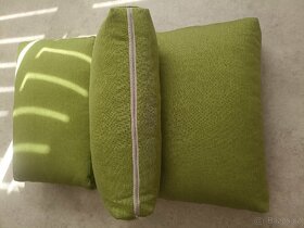 Nové polštáře 40 x 68 cm zelené - 2