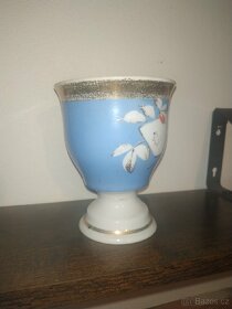 Porcelánový pohárek na čokoládu,velmi starý - 2