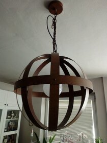 Lustr designový, vintage - super stav, průměr 37cm - 2