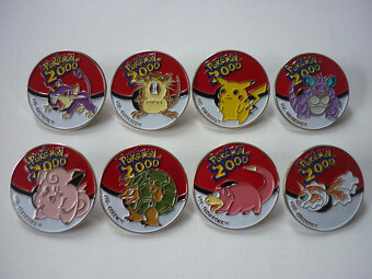 Koupim / vyměním odznaky pokémon 2000 nintendo - 2