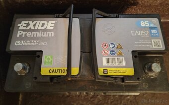 Autobaterie Exide 85ah 800A - 2