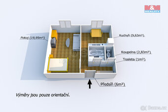 Pronájem bytu 1+1, 40 m², Plzeň, ul. Manětínská - 2