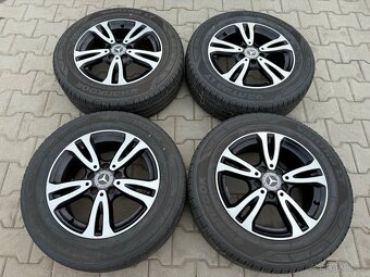 4x al kola 5x112 16 + pneu letní 205/65 R16C - 2
